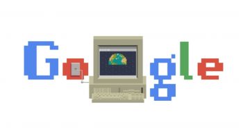 El doodle de Google para conmemorar las tres décadas de la web