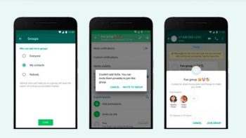 WhatsApp lanza nueva configuración de privacidad para los grupos