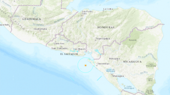 Se registra un sismo de magnitud 5,9 en El Salvador sentido en Nicaragua y Guatemala