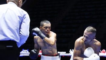 Bryan Pérez gana la tercera pelea del Búfalo Boxing