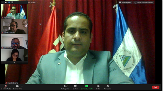 embajada de nicaragua participa en conversatorio virtual