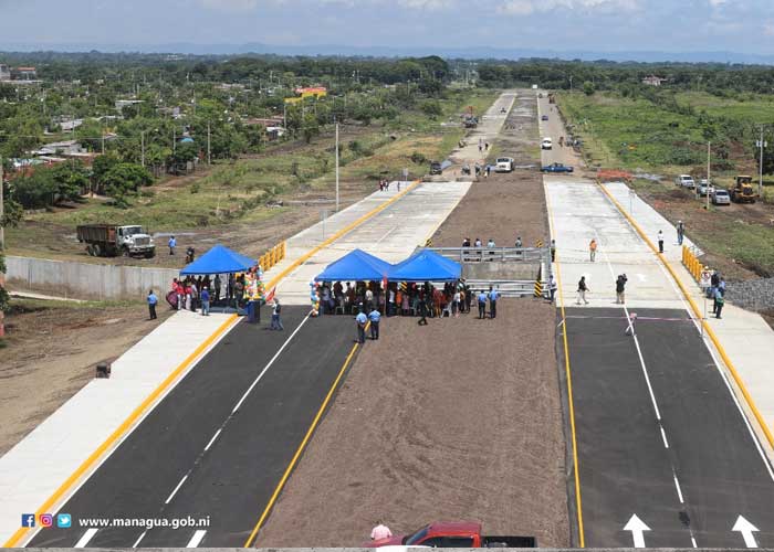 managua cuenta con nuevo acceso vial