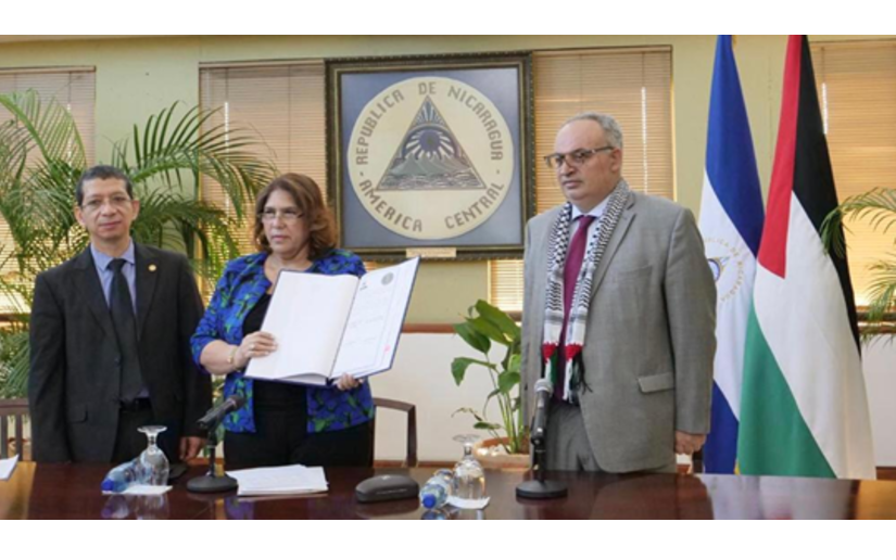 Nicaragua Firma Acuerdo De Cooperación Con Palestina - Canal 6