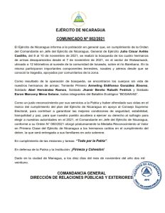 Ejército de Nicaragua