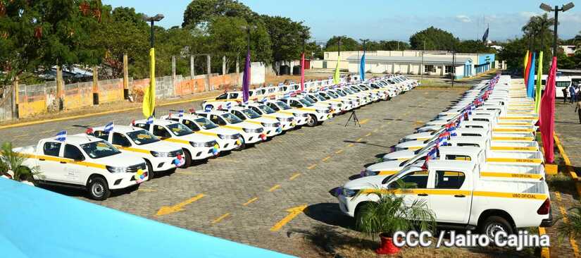 70 nuevas camionetas son destinados a 19 Silais de Nicaragua