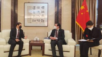 Nicaragua visita al embajador de China en Irán
