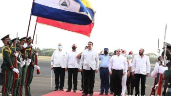 Presidente de Venezuela llega a Nicaragua para la juramentación del Pueblo Presidente