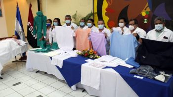 Silais de Nicaragua reciben ropa y equipo hospitalario