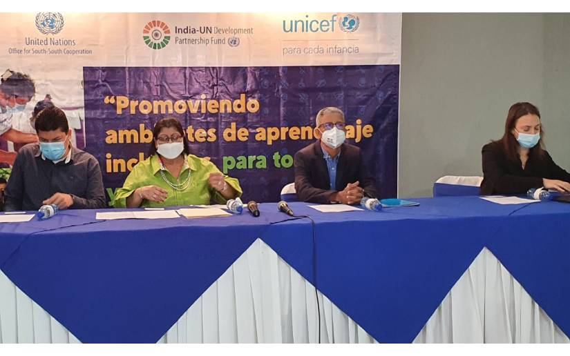 UNICEF apoya proyecto de libros digitales para estudiantes de primaria en Nicaragu