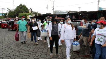 Continúan la labor de vacunación en Ciudad Sandino