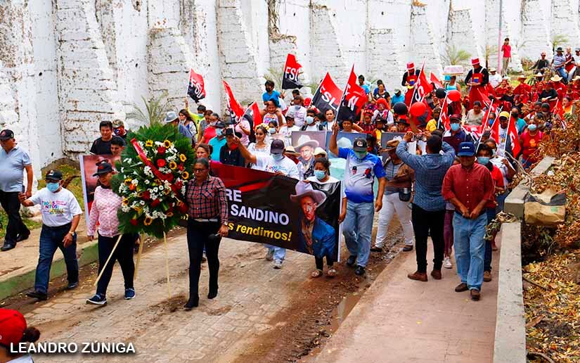 Mateare rinde homenaje al General de Hombres y Mujeres Libres Augusto C. Sandino