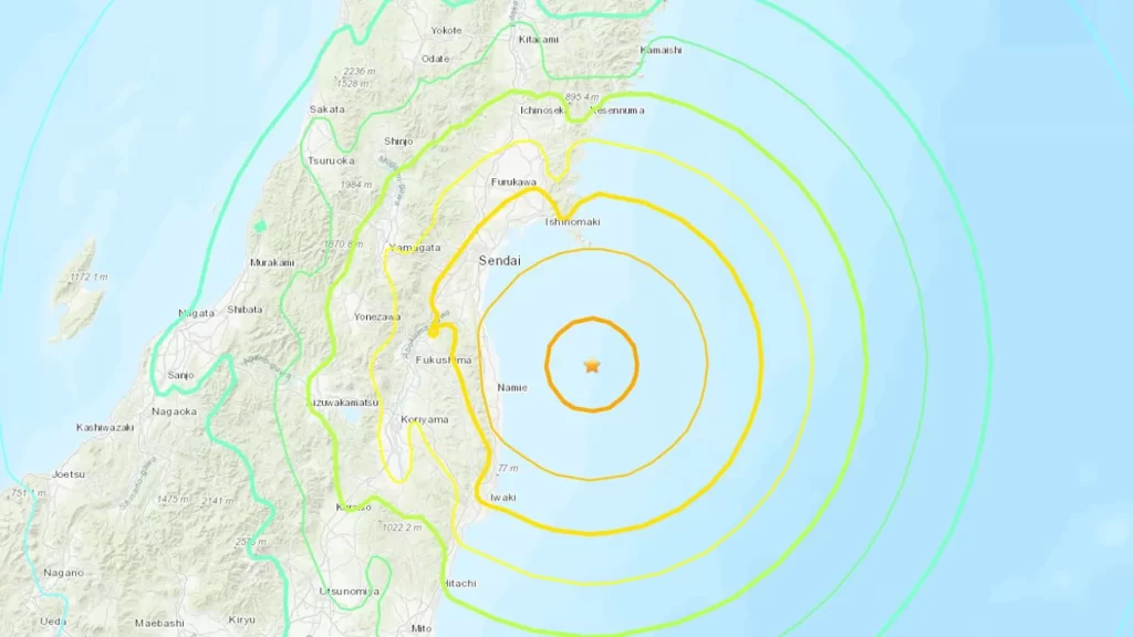 Japón activa la alerta de tsunami tras un fuerte terremoto de magnitud 7,3 en Fukushima