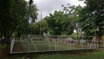 Mejoras a Cancha Infantil de Fútbol en el barrio La Reforma de Masaya