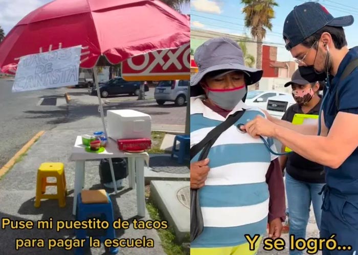 México: joven logra pagar su carrera profesional vendiendo tacos