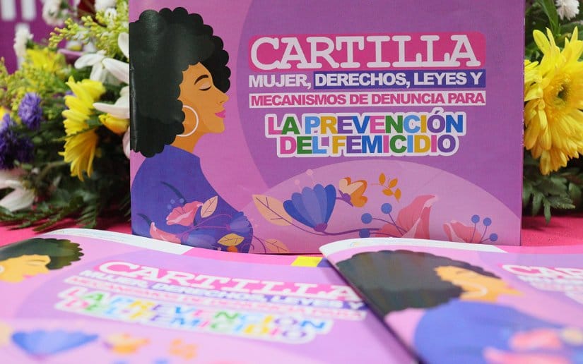 Nueva cartilla para alertar ante el femicidio en Nicaragua
