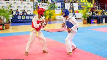 Realizan competencia de Taekwondo en los Juegos Juveniles