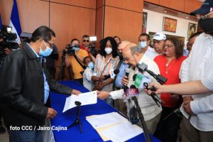 Alianza Unida Nicaragua Triunfa se inscribe en elecciones municipales 2022