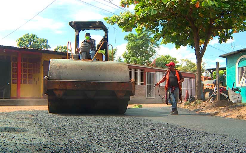 Avanza a buen ritmo ejecución del programa Calles para el Pueblo en Managua
