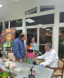 Comandante Daniel y Compañera Rosario se reunieron con el secretario del MIU