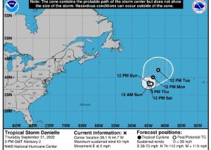 Atlántico Norte: se capta una depresión tropical que podría transformarse en tormenta