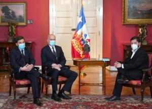 Chile: Presidente dialoga con líderes del Senado sobre el proceso constituyente 