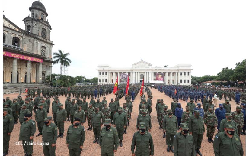 Gobierno de Reconciliación y Unidad Nacional saluda los 43 años del Ejército de Nicaragua