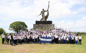 Honran al 166 aniversario de la Batalla de San Jacinto por parte de Servidores públicos