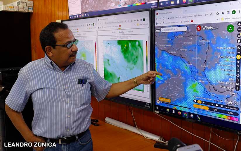 INETER pronostica lluvias con tormentas eléctricas en el país