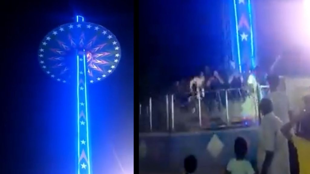 Juego mecánico en la India falla y provoca más de 10 heridos