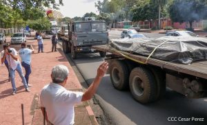 Gobierno de Nicaragua envía caravana de alimentos y plan techo hacia el Caribe Sur