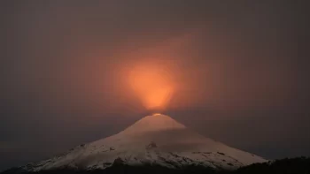 Alerta amarilla en Chile por posible erupción volcánica