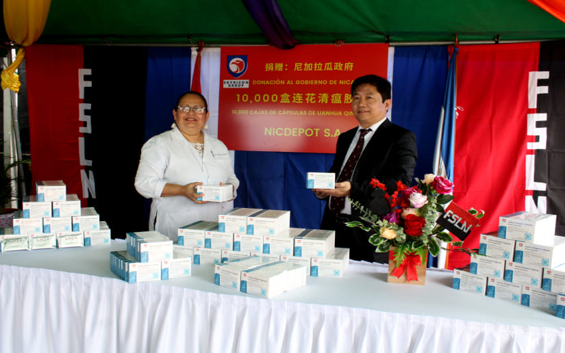 Empresa China SkyRizon entrega a Nicaragua donación de tratamientos de medicina natural