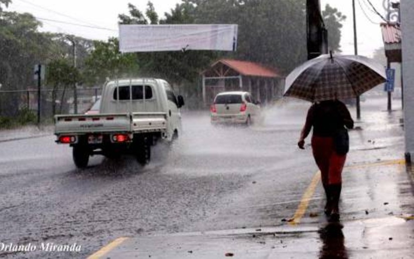 Nicaragua: Sistema de baja presión provocará lluvias en el territorio nacional