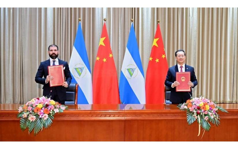 Nicaragua y China celebrarán un año del restablecimiento de las relaciones diplomáticas