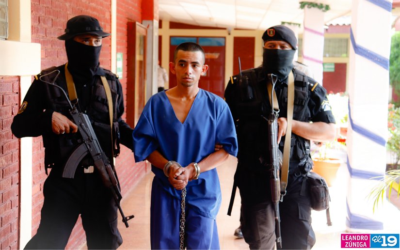 Policía Nacional presenta al autor de muertes de policías en Matagalpa
