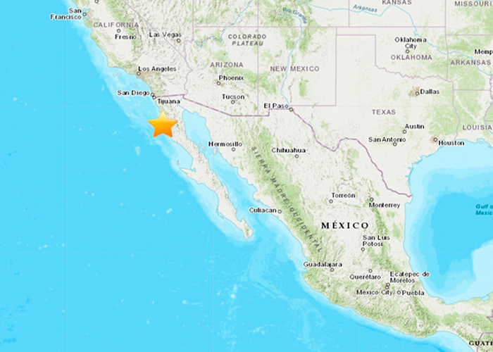 Registran sismo de magnitud 6.2 en el noreste de México