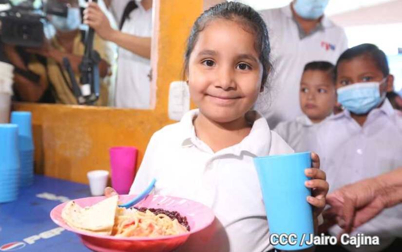 Gobierno de Nicaragua anuncia primera entrega de Merienda Escolar del 2023