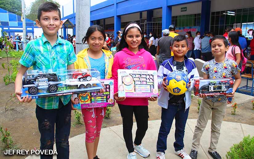 Gobierno de Nicaragua entrega 80 mil juguetes a niños de los centros escolares de Jinotega