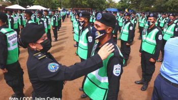 Nicaragua: 843 oficiales se gradúan del tercer Curso Básico de Policía Nacional 2022