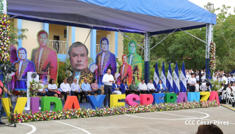 Centros educativos de Nicaragua inician el Ciclo Escolar 2023 ¡Vida y Esperanza!