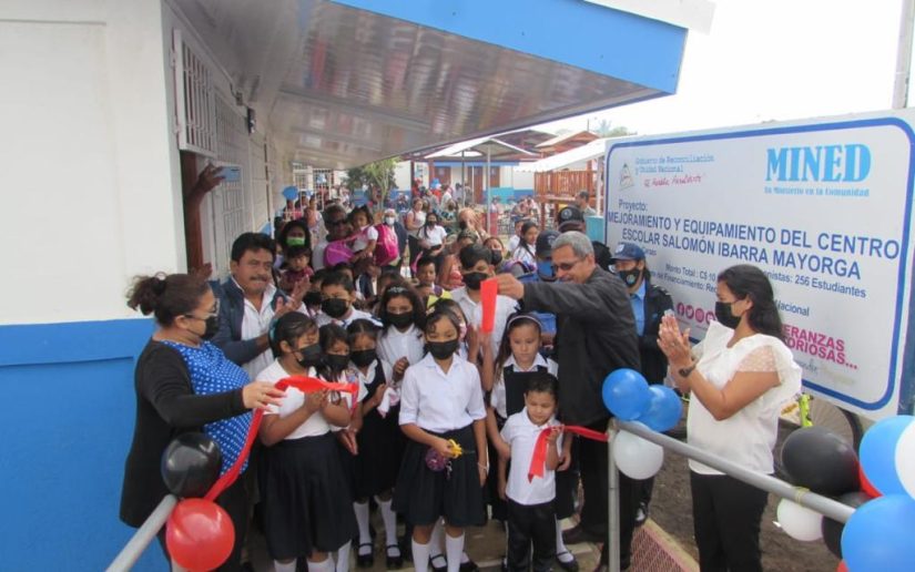 Inauguran proyecto de embellecimiento escolar en municipio de San Marcos, Carazo
