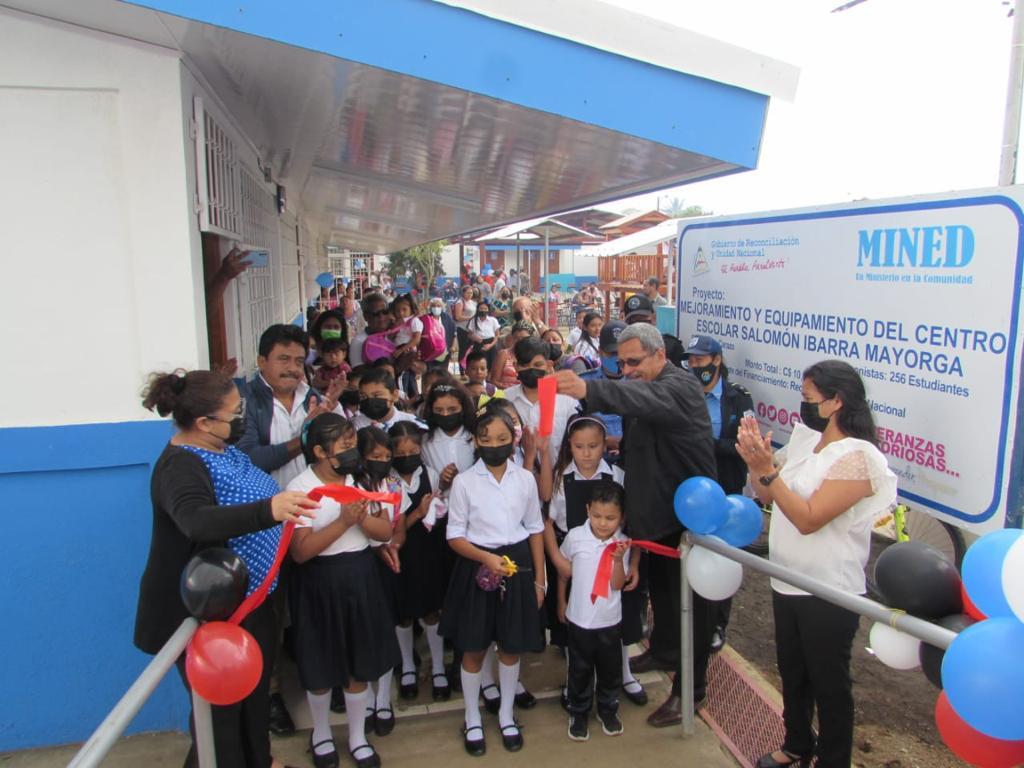 Inauguran proyecto de embellecimiento escolar en municipio de San Marcos, Carazo