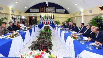 Canciller de Irán se reúne con directiva de la Asamblea Nacional de Nicaragua