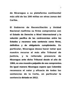 Gobierno de Nicaragua se pronuncia sobre la sentencia de la CIJ 