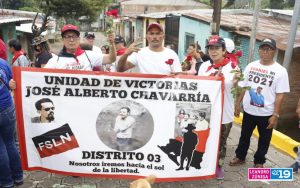 Sandinistas de Matagalpa conmemora el 45 aniversario de la Insurrección de los Muchachos