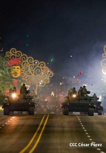 El Ejército de Nicaragua realiza prácticas generales para conmemorar los 44 años de su fundación