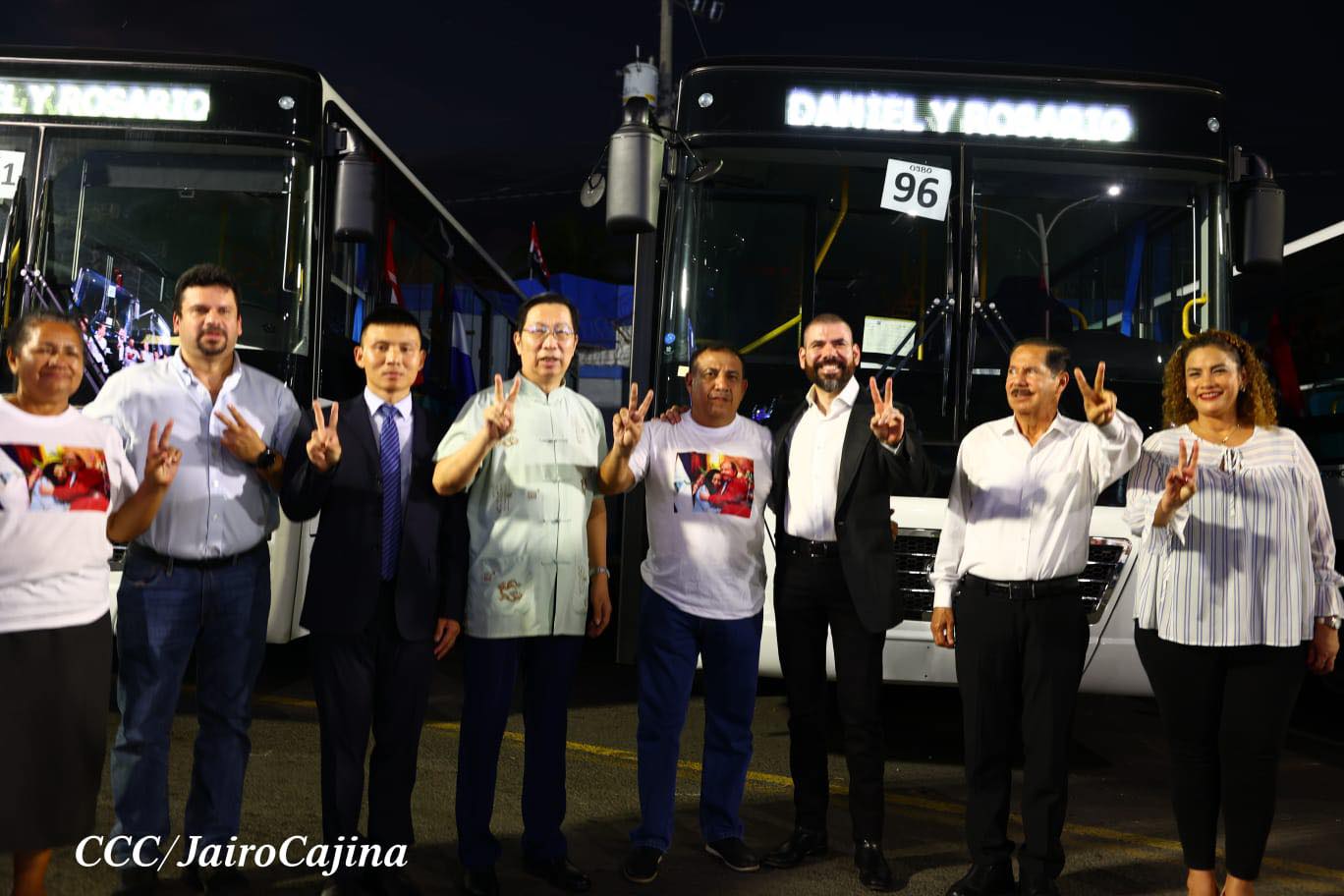 Cooperativas de transporte de Managua reciben 250 autobuses de China