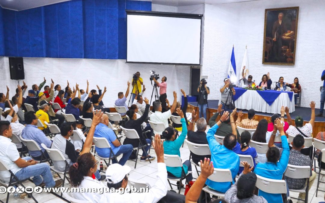 Concejo Municipal de Managua aprueba presupuesto general 2024