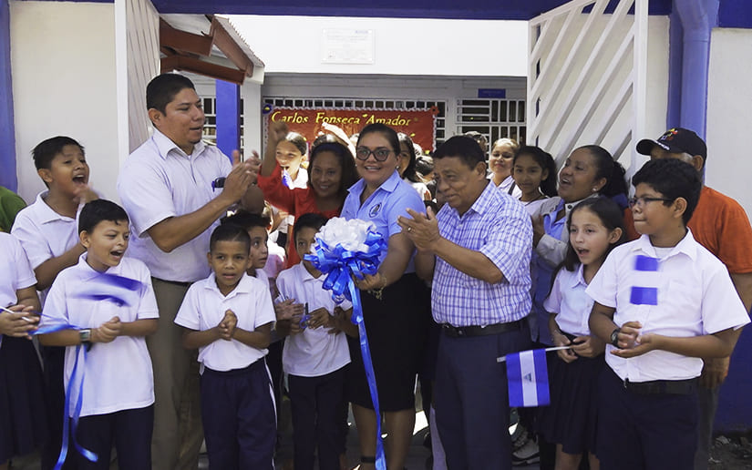 Inauguran nuevas instalaciones del Centro Educativo Carlos Fonseca Amador