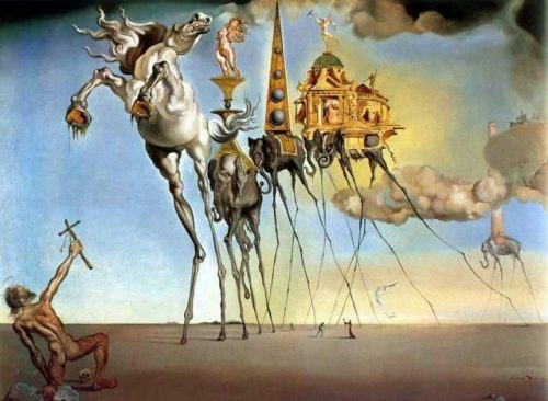 Las Tentaciones de San Antonio de Salvador Dalí.